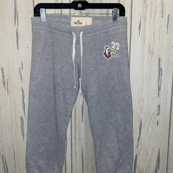 Vintage Y2K Hollister Gray Sweatpants Capri Small - Picture 4 of 8